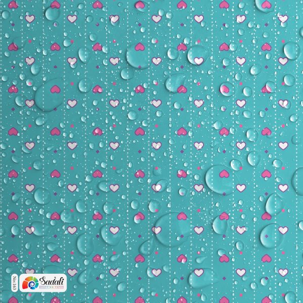 کاغذ کادو طرح قلب سبز بسته 30 عددی - تصویر 4